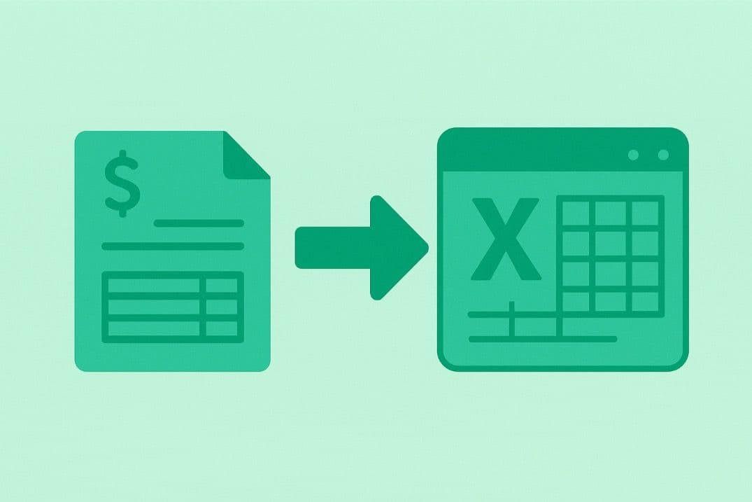 Import bank statements into excel